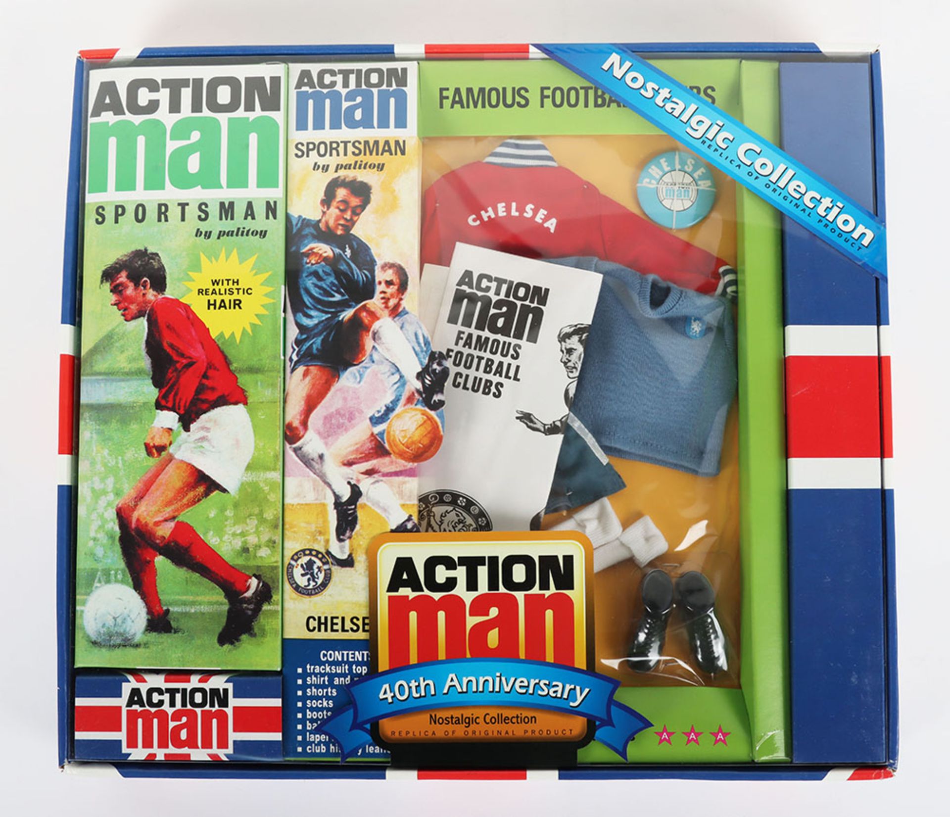 Action Man Palitoy Sportsman Famous Football Clubs Chelsea 40th Anniversary Nostalgic Collection