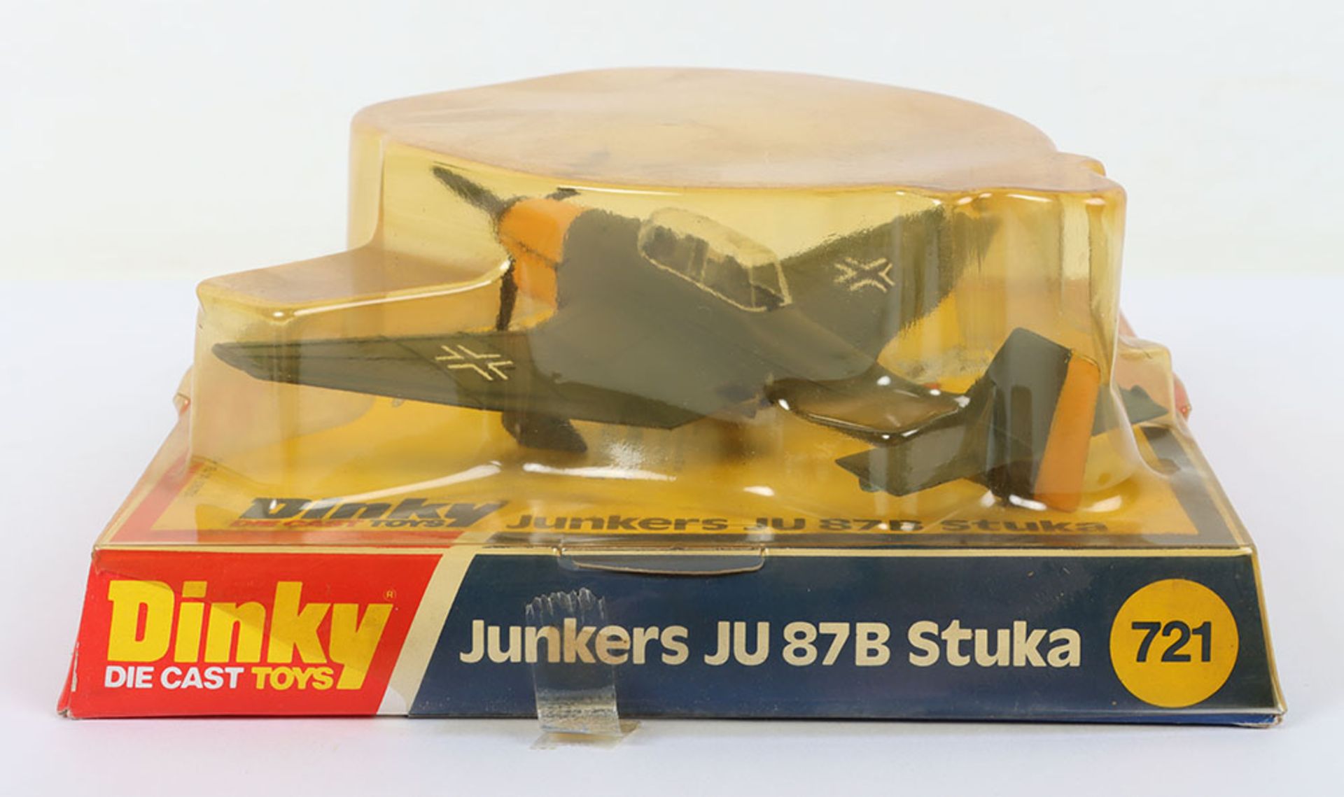 Dinky Toys 721 German Junkers Ju 87B Stuka Aircraft with dropping cap firing bomb! - Image 3 of 5