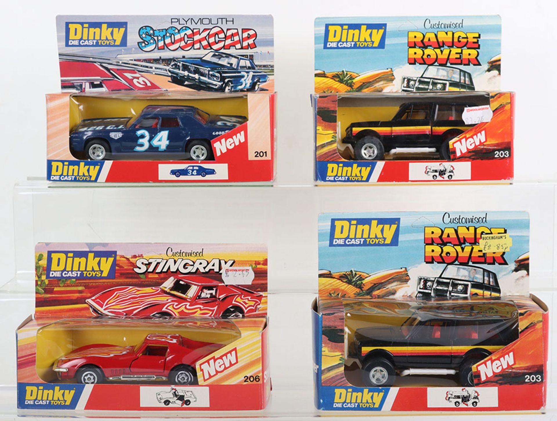 Three Dinky Toys Customised Models