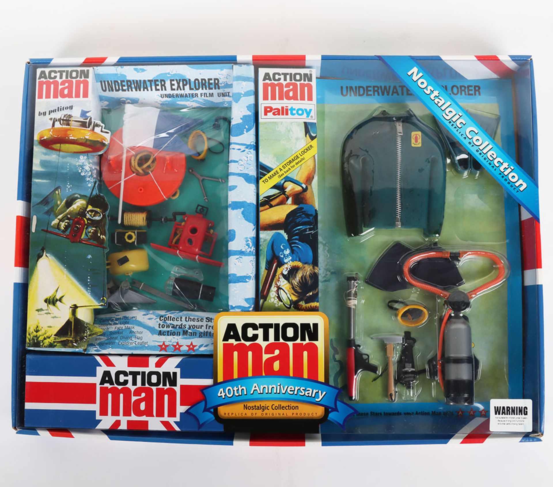 Action Man Underwater Explorer & Underwater Film Unit 40th Anniversary Nostalgic Collection
