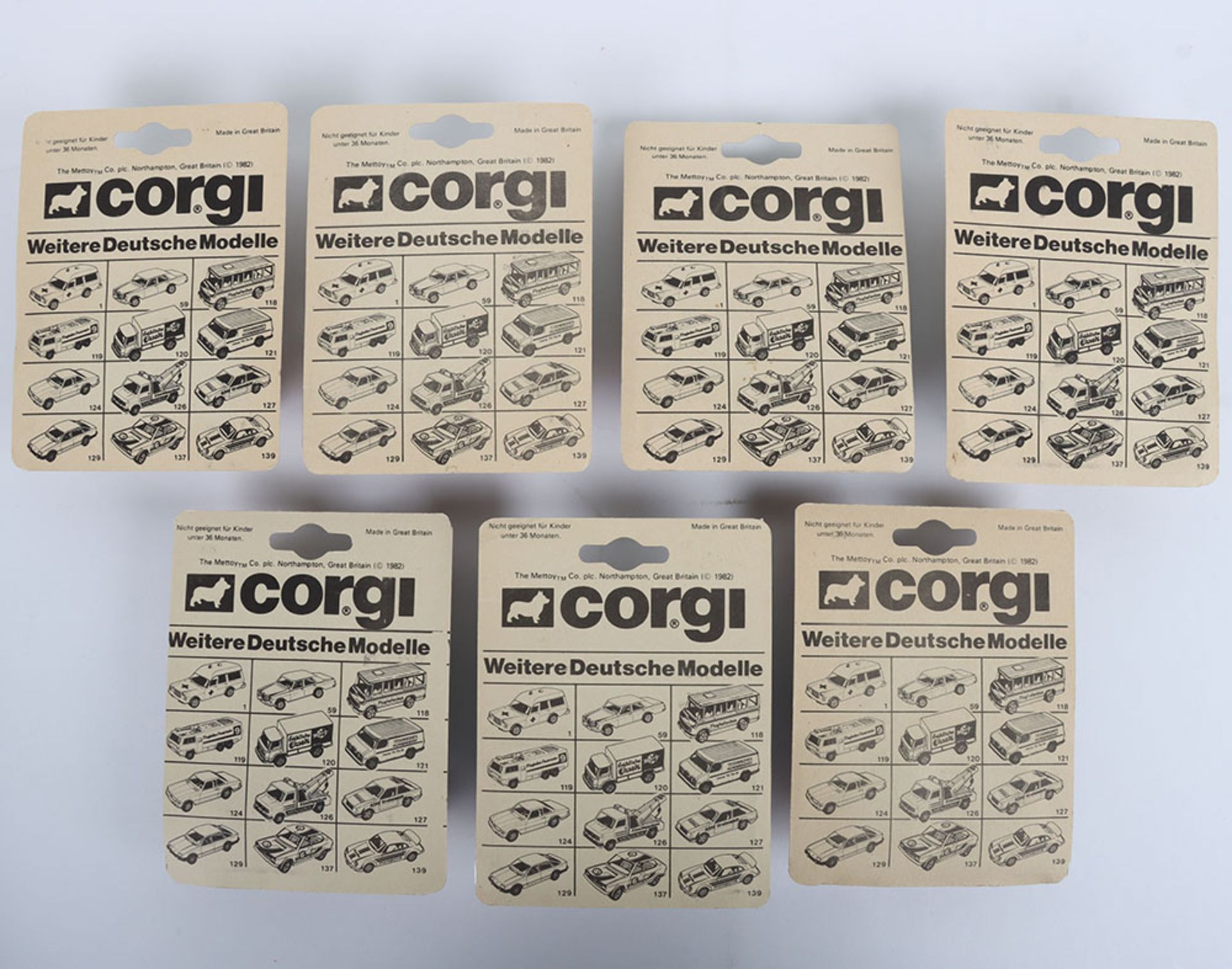 Seven German Export Issue Corgi Juniors - Image 2 of 2