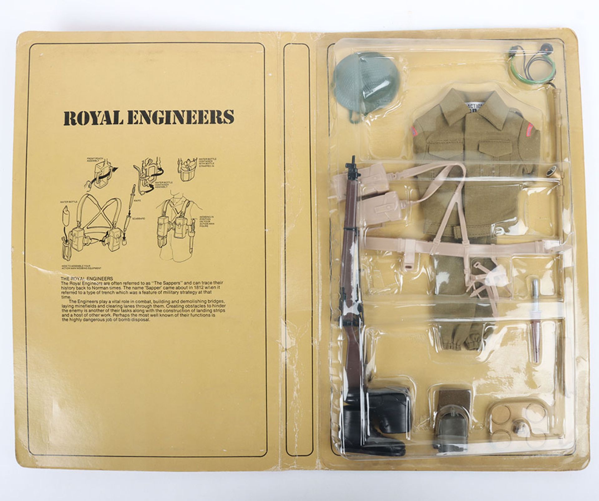 Vintage Action Man The Soldiers Royal Engineers Outfit circa 1980 in Book Card - Image 2 of 5