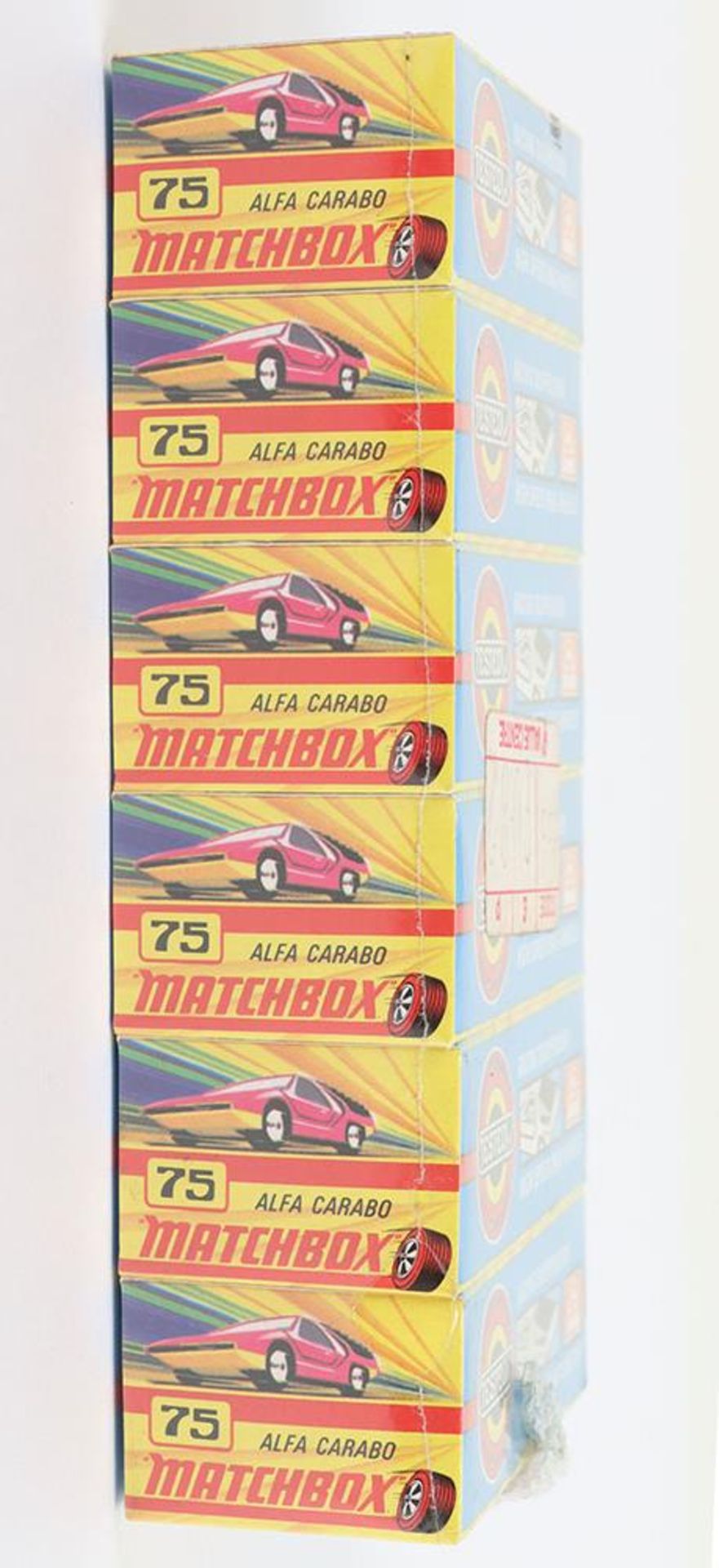 Matchbox Lesney Superfast Trade pack of six 75c Alfa Carabo
