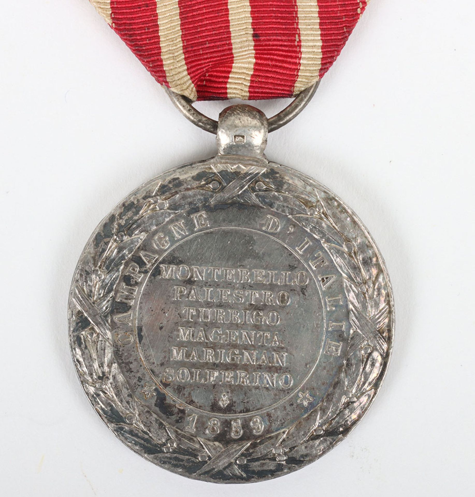 French 1859 Italian Campaign Napoleon III Medal - Image 4 of 4