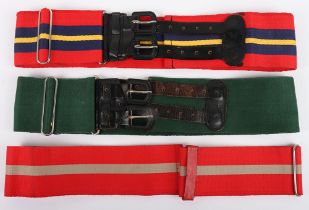 3x Rhodesian Coloured Stable Belts,
