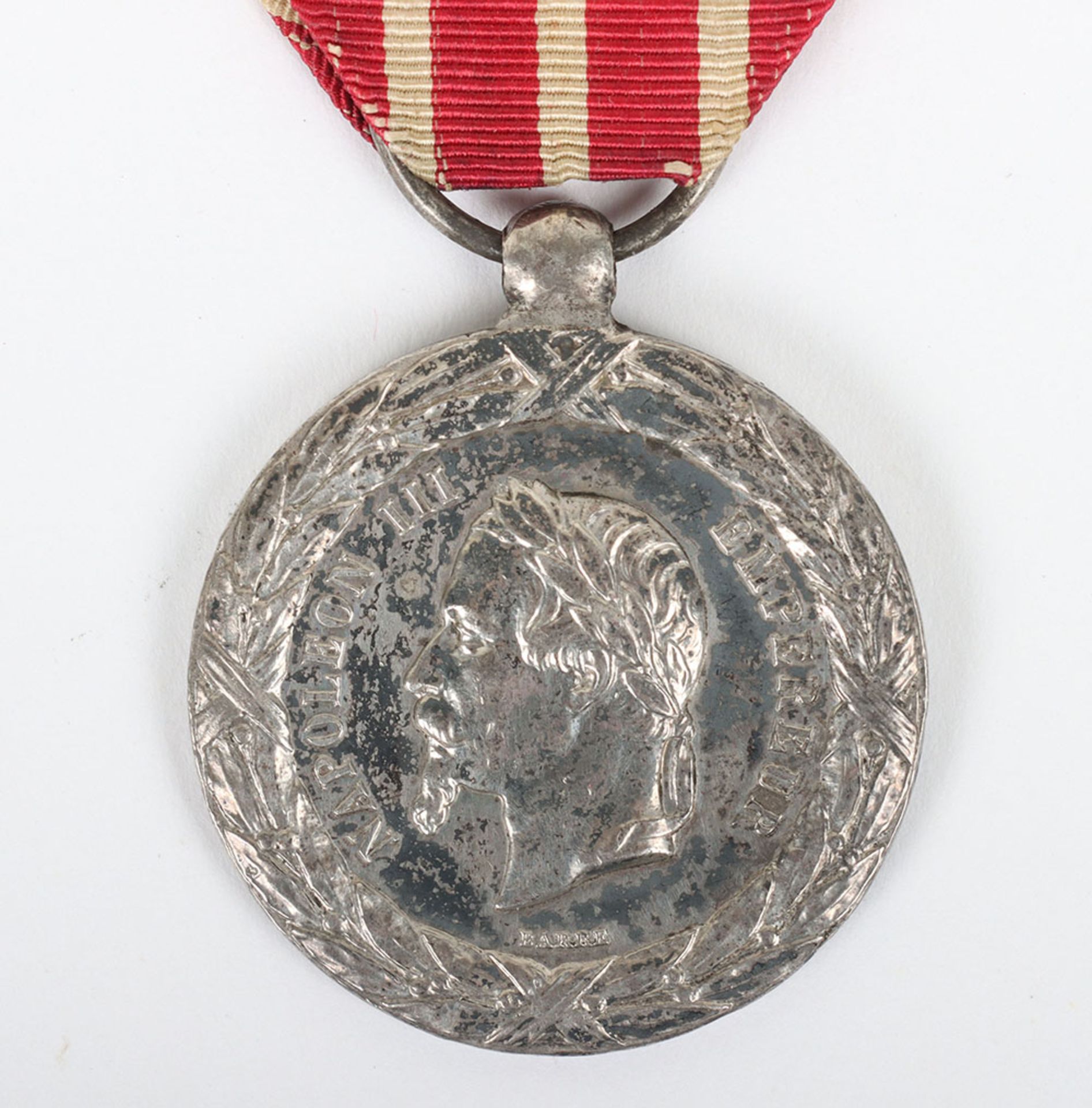 French 1859 Italian Campaign Napoleon III Medal - Image 2 of 4