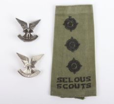 Selous Scouts Badge and Insignia Group, consisting