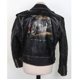 Vintage Leather Motorcycle Jacket ‘The Worlds Fastest Indian’ To The God of Speed