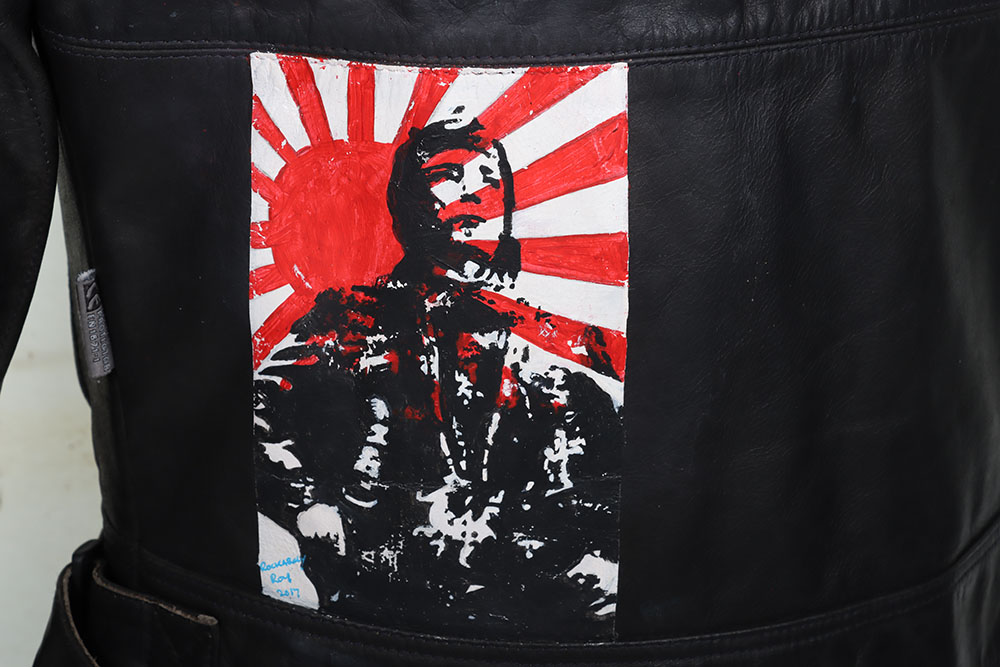 Richa Leather Motorcycle Tribute Jacket ‘Japanese Zero Fighters’ - Image 4 of 6