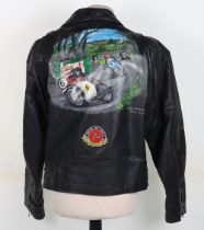 Vintage Leather Motorcycle Jacket ‘Isle of Man’