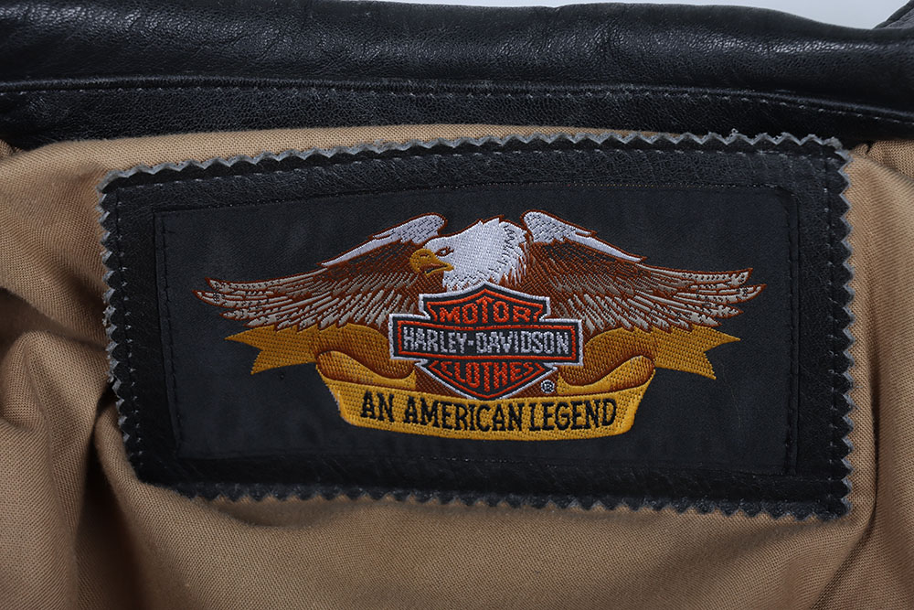 Harley Davidson Leather Motorcycle Jacket ‘An American Legend’ - Image 5 of 10