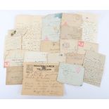 Great War Letter Archive of Colonel W W Melville Canadian Engineers