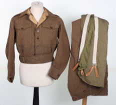WW2 British Battle Dress Uniform Set