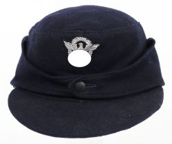 WW2 German Fire Police (Feuerschutzpolizei) 'Wuppertal' Field Cap