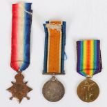 Great War 1914-15 Star Medal Trio to the Northamptonshire Yeomanry