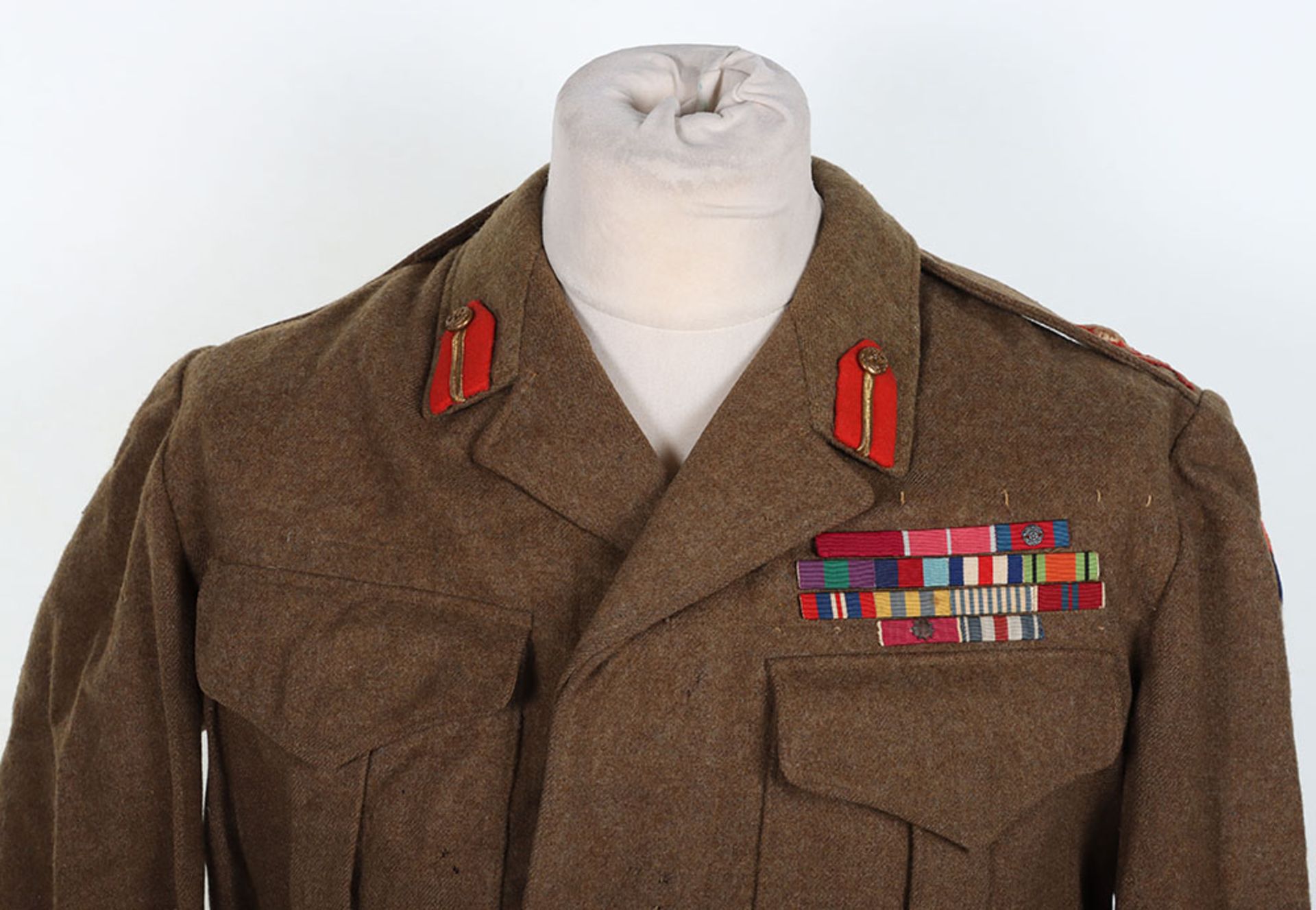 Post WW2 Battle Dress Blouse of Major General Basil Aubrey Coad CB, CBE, DSO & Bar, Commander of the - Bild 2 aus 10