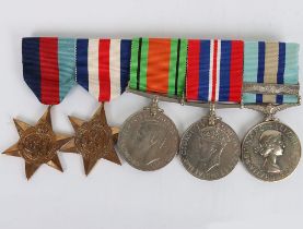 Royal Observer Corps Long Service Medal Group of Five
