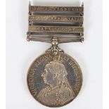 Queens South Africa Medal to a Recipient in the South Wales Borderers who was Killed in Action in 19