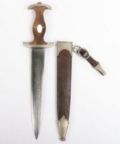 Third Reich Partial Ground Röhm Inscription SA (Sturmabteilung) Dress Dagger by Ernst Pack & Sohn, S