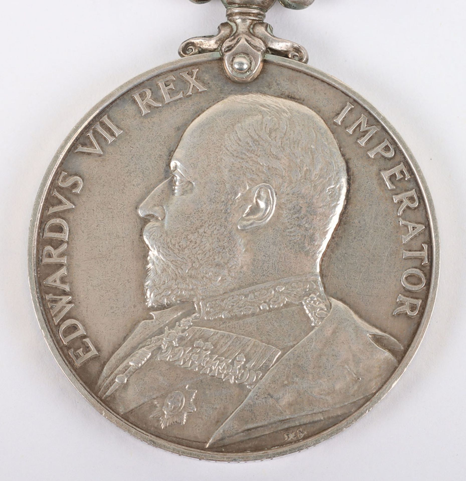 Edward VII Army Long Service and Good Conduct Medal to a Drummer in the Devon Regiment - Image 2 of 5