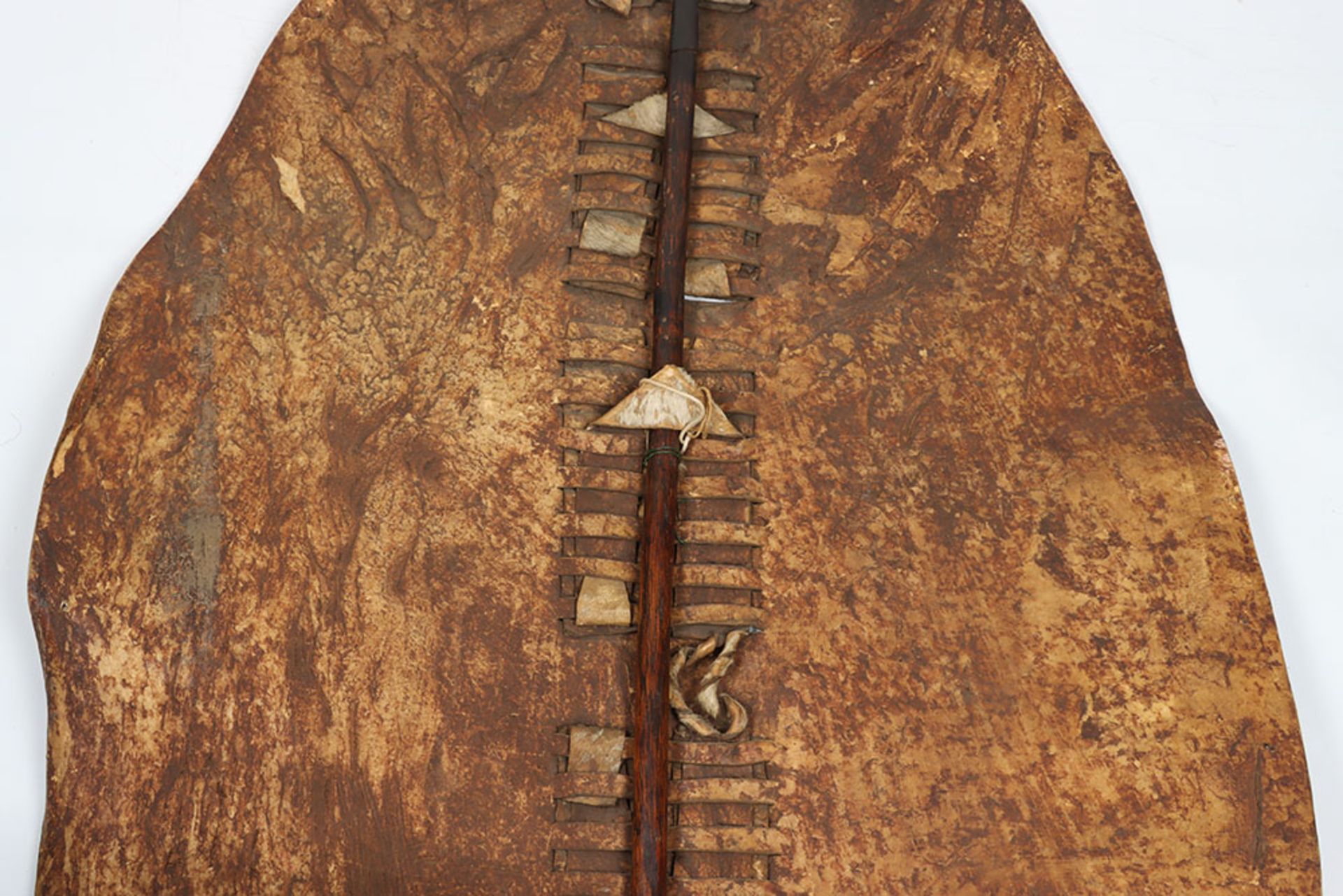 Rare Anglo-Zulu War Period Large Zulu Battle Shield Isihlangu - Image 13 of 21