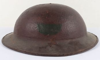 WW1 British Brodie Helmet of the Royal Irish Rifles