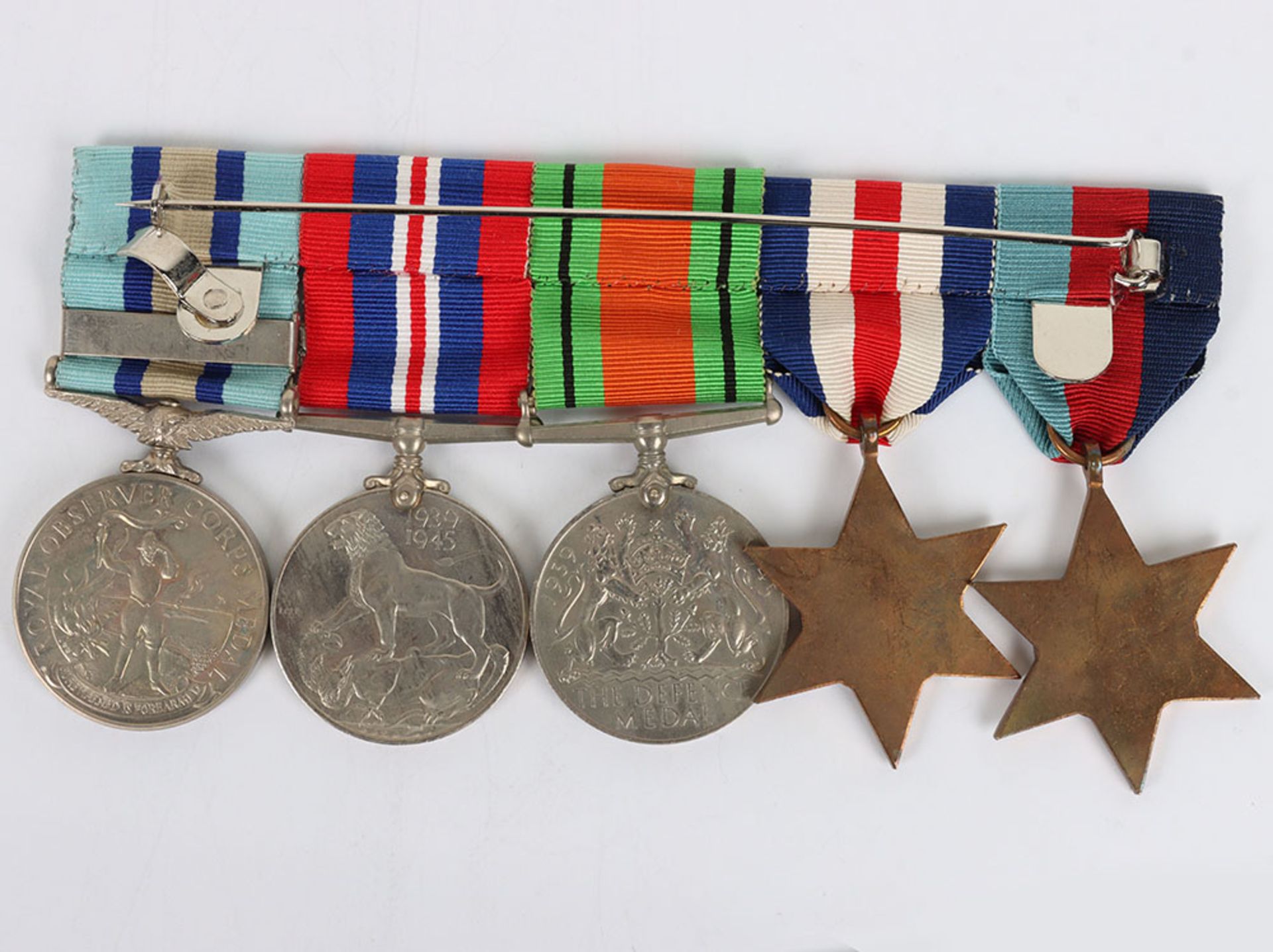 Royal Observer Corps Long Service Medal Group of Five - Bild 4 aus 7