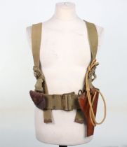 Rare WW1 British 08 Pattern Pistol Belt Set Equipment as worn by Members of the Tank Corps, Machine