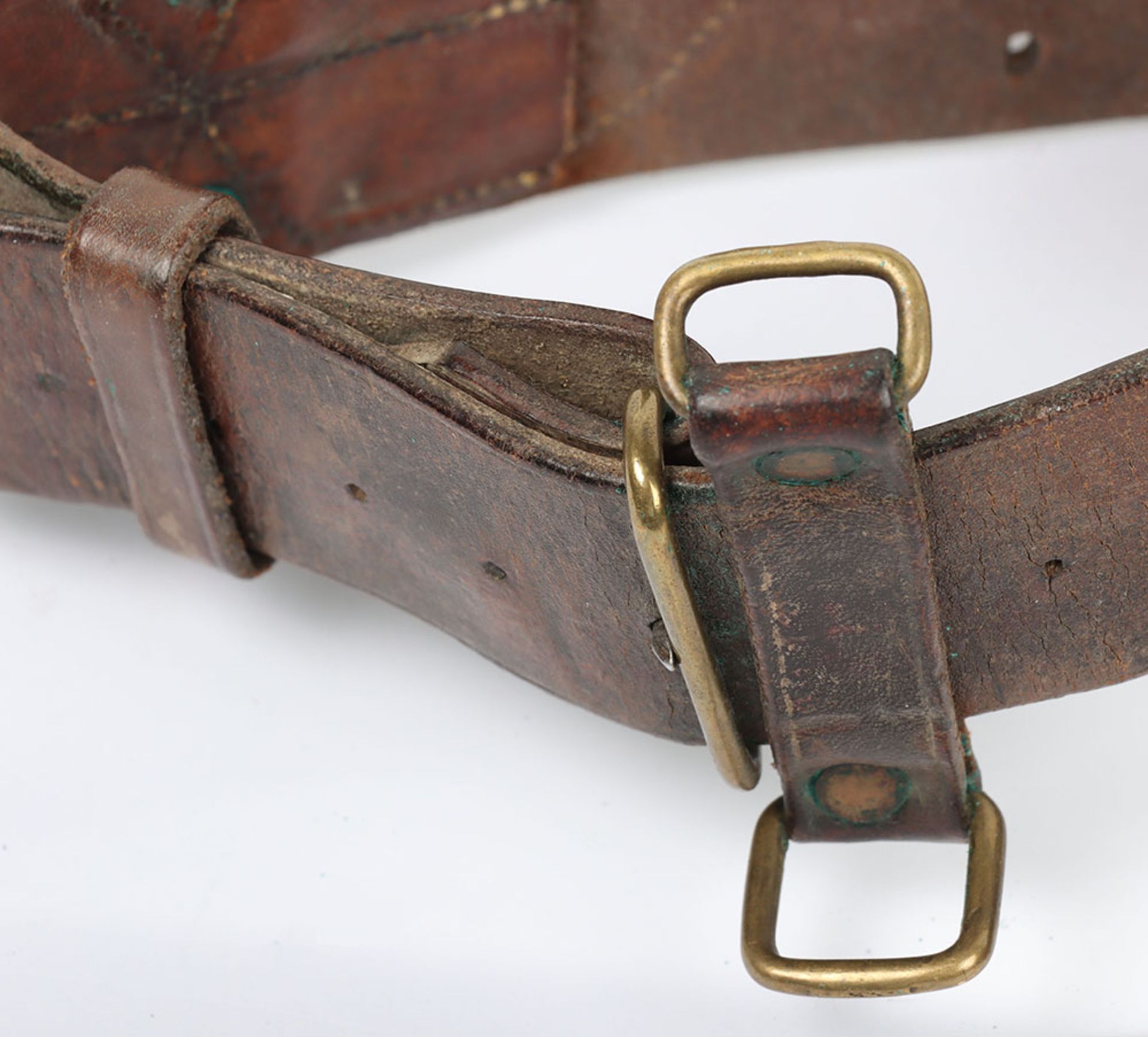 1916 Canadian Dismounted Equipment Pattern Waist Belt - Image 4 of 10