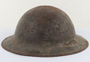WW1 British Steel Combat Helmet Shell with Divisional Insignia