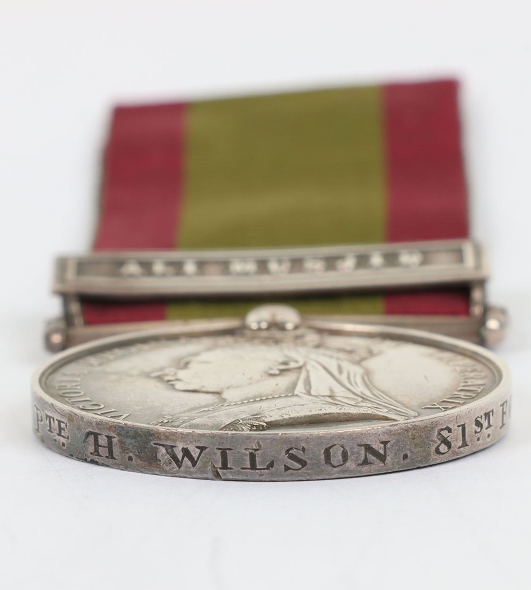Victorian Afghanistan Campaign Medal to the 81st (Loyal Lincoln Volunteers) Regiment of Foot - Bild 5 aus 5