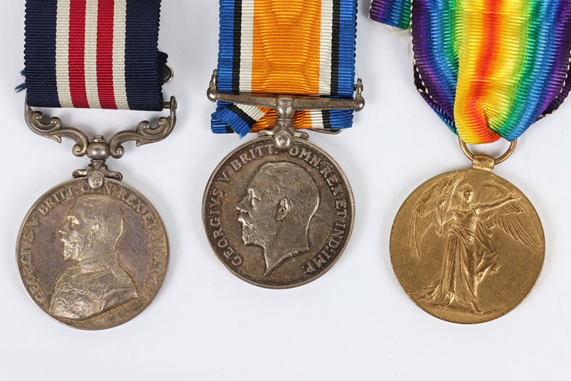 Great War Military Medal Group of Three to the Machine Gun Corps - Bild 3 aus 8