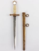 WW2 German Kriegsmarine Officers Dress Dagger by Carl Eickhorn, Solingen