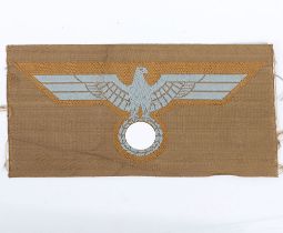 WW2 German Army (Heer) Tropical Tunic Breast Eagle