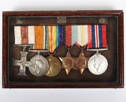 Great War Beaumont Hamel Military Cross Medal Group of Six to an Officer in the Oxfordshire and Buck