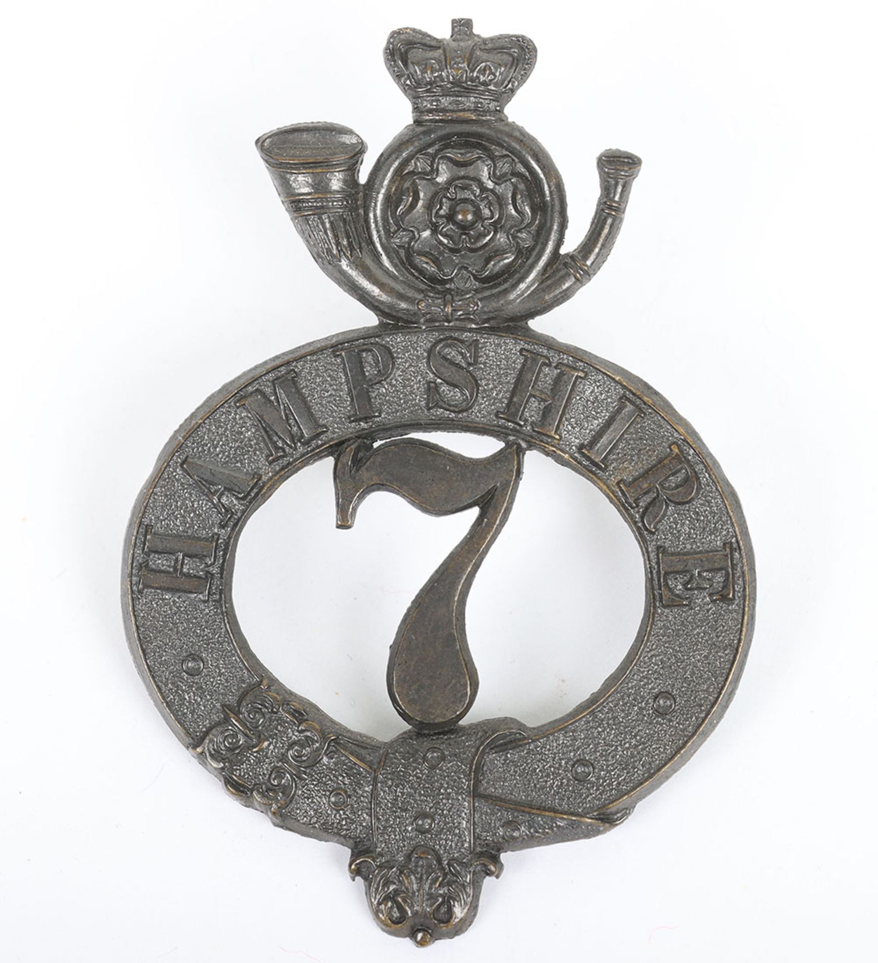 Victorian 7th (Fareham) Battalion Hampshire Rifle Volunteers Other Ranks Glengarry Badge
