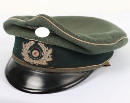 WW2 German Army Officer or NCO’s Peaked Cap