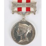 A Poignant Indian Mutiny Medal to the 2nd in Command of the 19th Regiment N.I. Who Comm