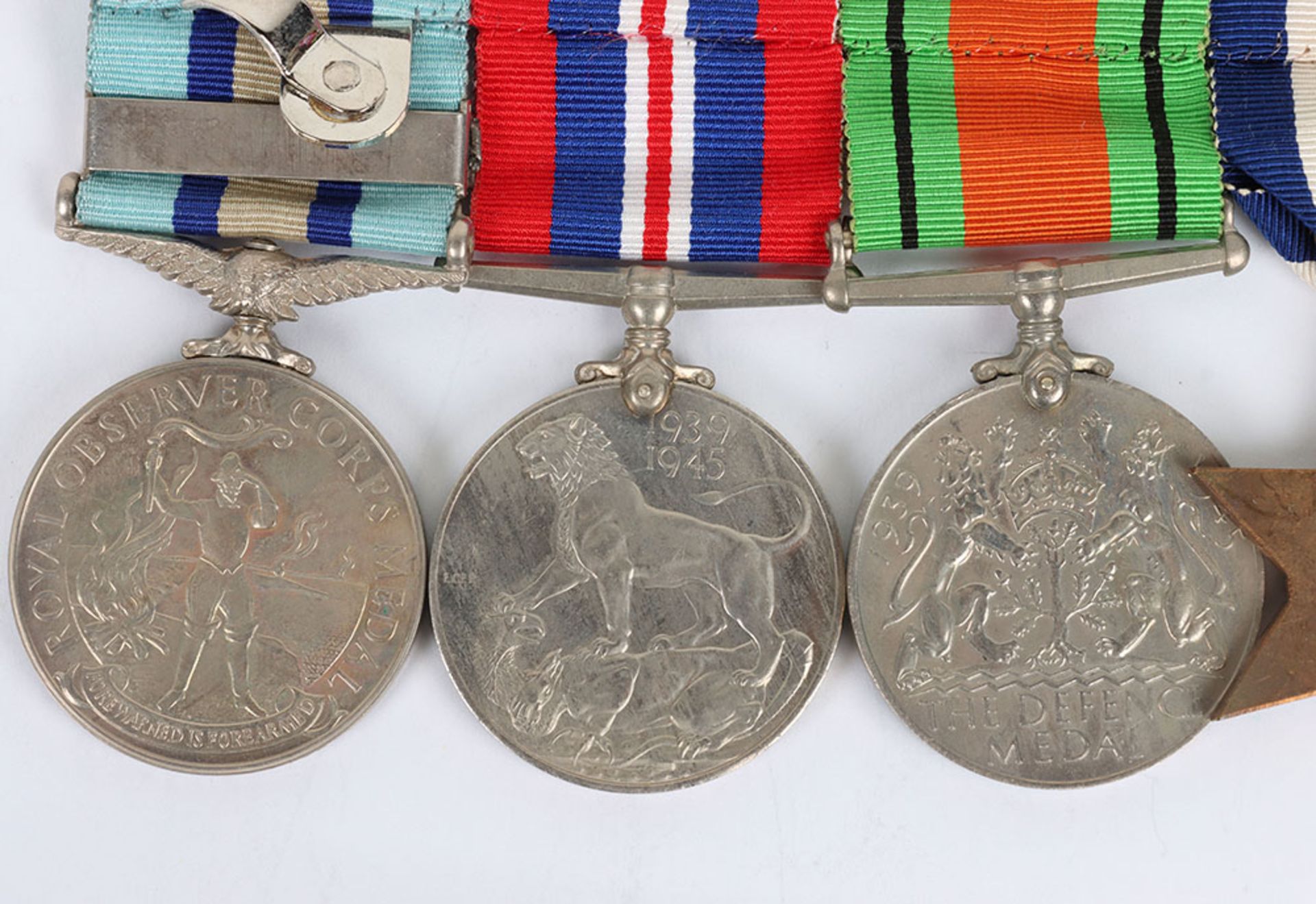 Royal Observer Corps Long Service Medal Group of Five - Image 5 of 7