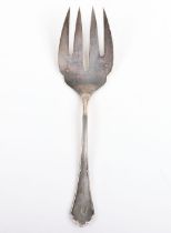 Hermann Göring “Karinhalle” Silver Serving Fork by H.J. Wilm, Berlin