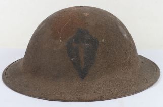 WW1 American 36th Infantry Division Steel Combat Helmet
