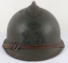 WW1 Italian Adrian Pattern Steel Combat Helmet