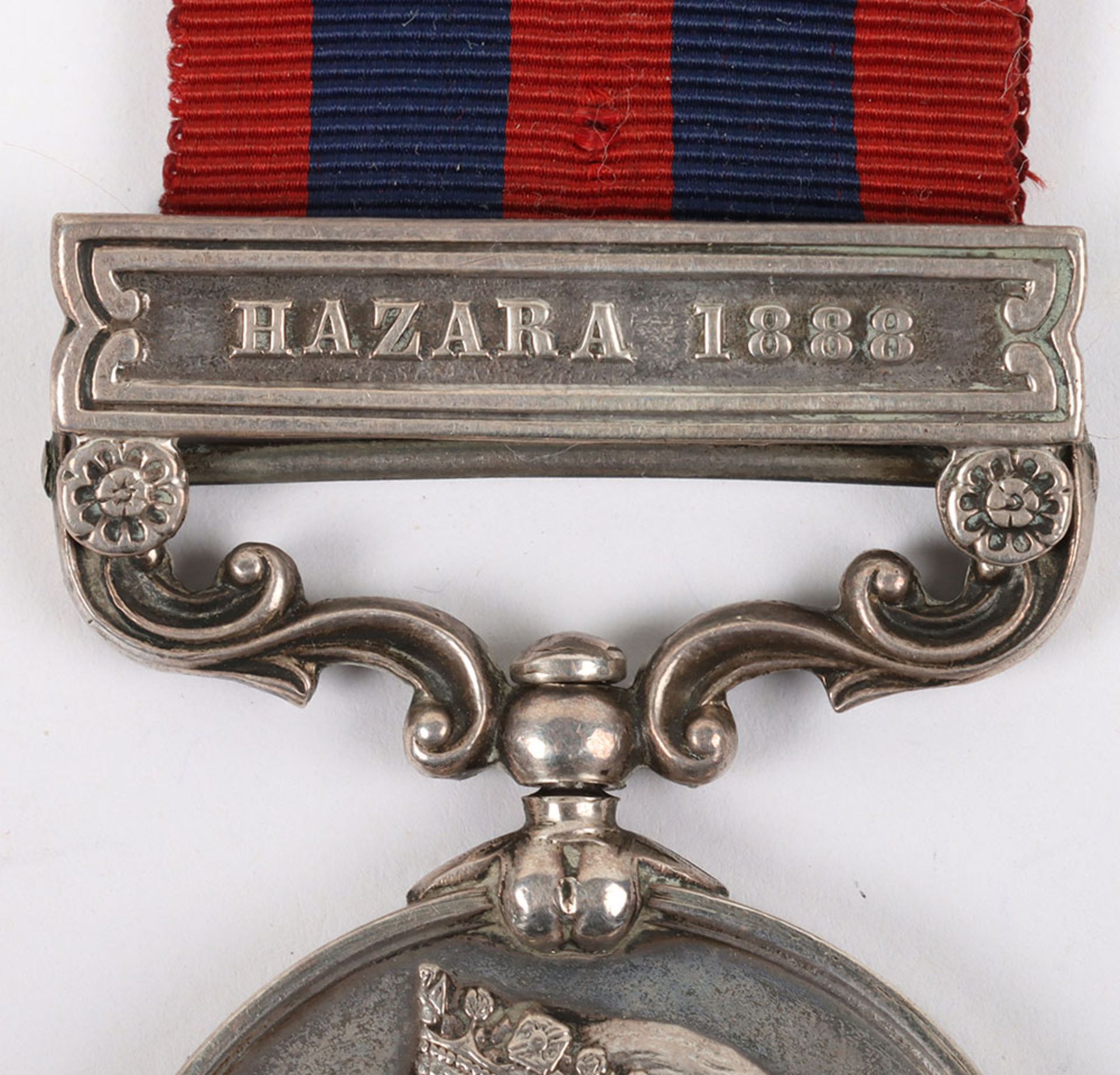 An Interesting Hazara Campaign India General Service Medal to a Soldier in the Northumberland Fusili - Image 2 of 6