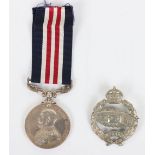 Great War Military Medal to the Tank Corps