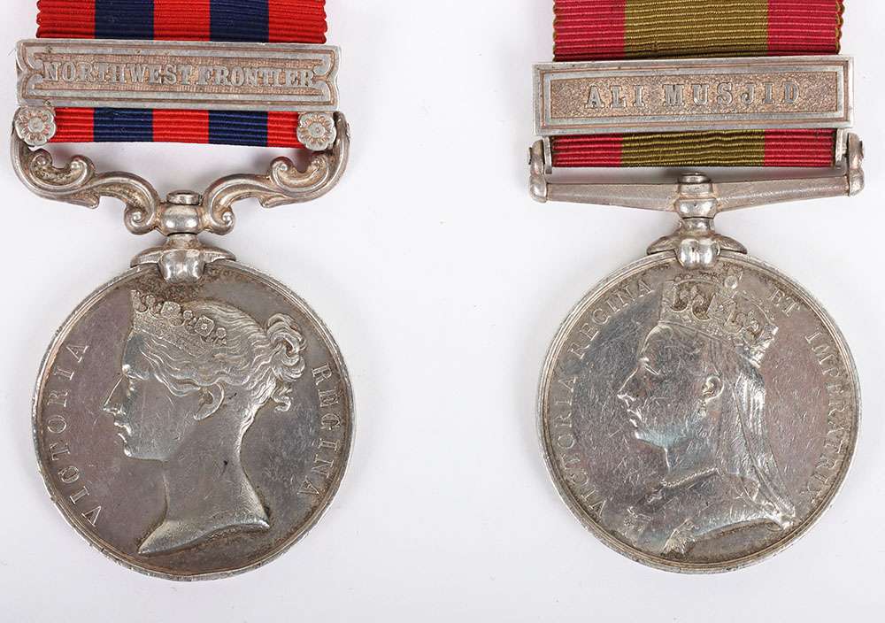 Victorian Afghanistan & India Campaign Medal Pair to the Rifle Brigade - Image 2 of 6