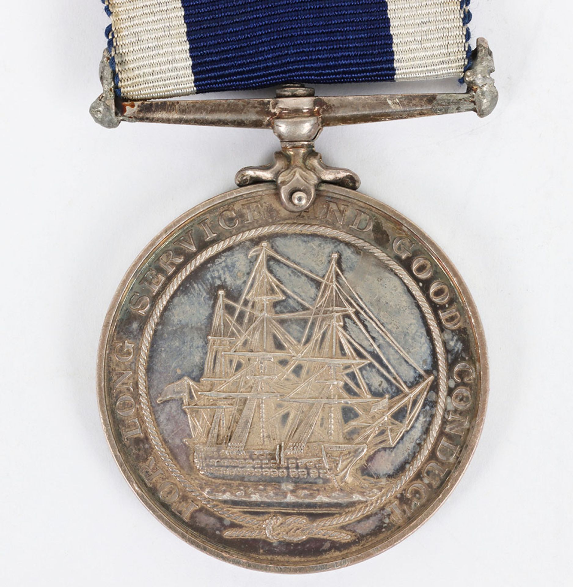 Edwardian Royal Navy Long Service Medal to a Ships Steward - Image 4 of 5