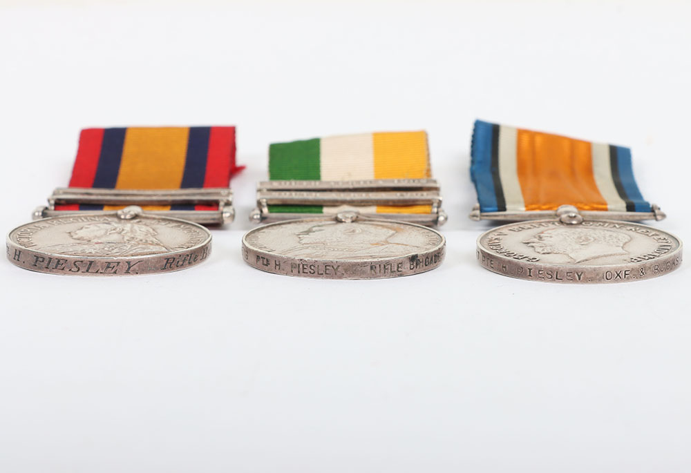 Full Entitlement Medal Group of Three for Service in Both the Boer War and Great War, Rifle Brigade - Image 4 of 4