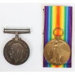 Great War Medal Pair to an Officer in the Royal Army Service Corps Attached to the Royal Air Force