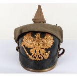 Imperial German Infantry Regiment Nr 74 (1st Hannover) Other Ranks Pickelhaube with Original Trench