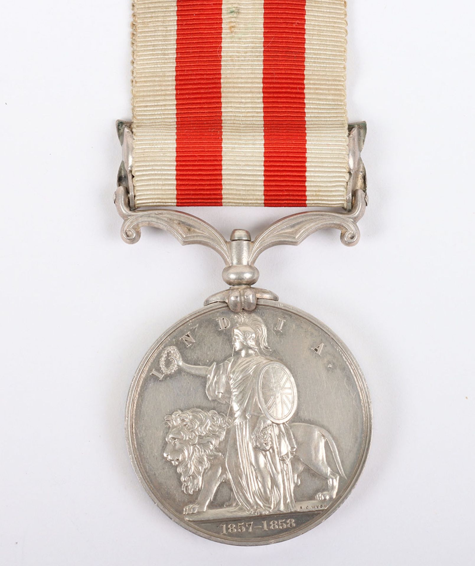 Indian Mutiny Medal to the 61st (South Gloucestershire) Regiment for the Capture of Delhi - Image 5 of 6